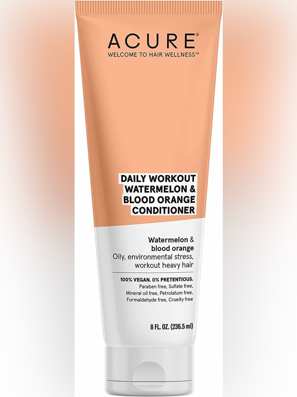 2/$25🔥NEW Acure Conditioner Daily Workout Watermelon 🍉 & Blood Orange 🍊 236mL